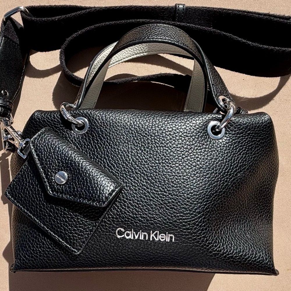 Calvin Klein Cali Mini Satchel with Crossbody Strap